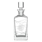 Rolf Glass Compass Star Longitude 34oz Whiskey Decanter