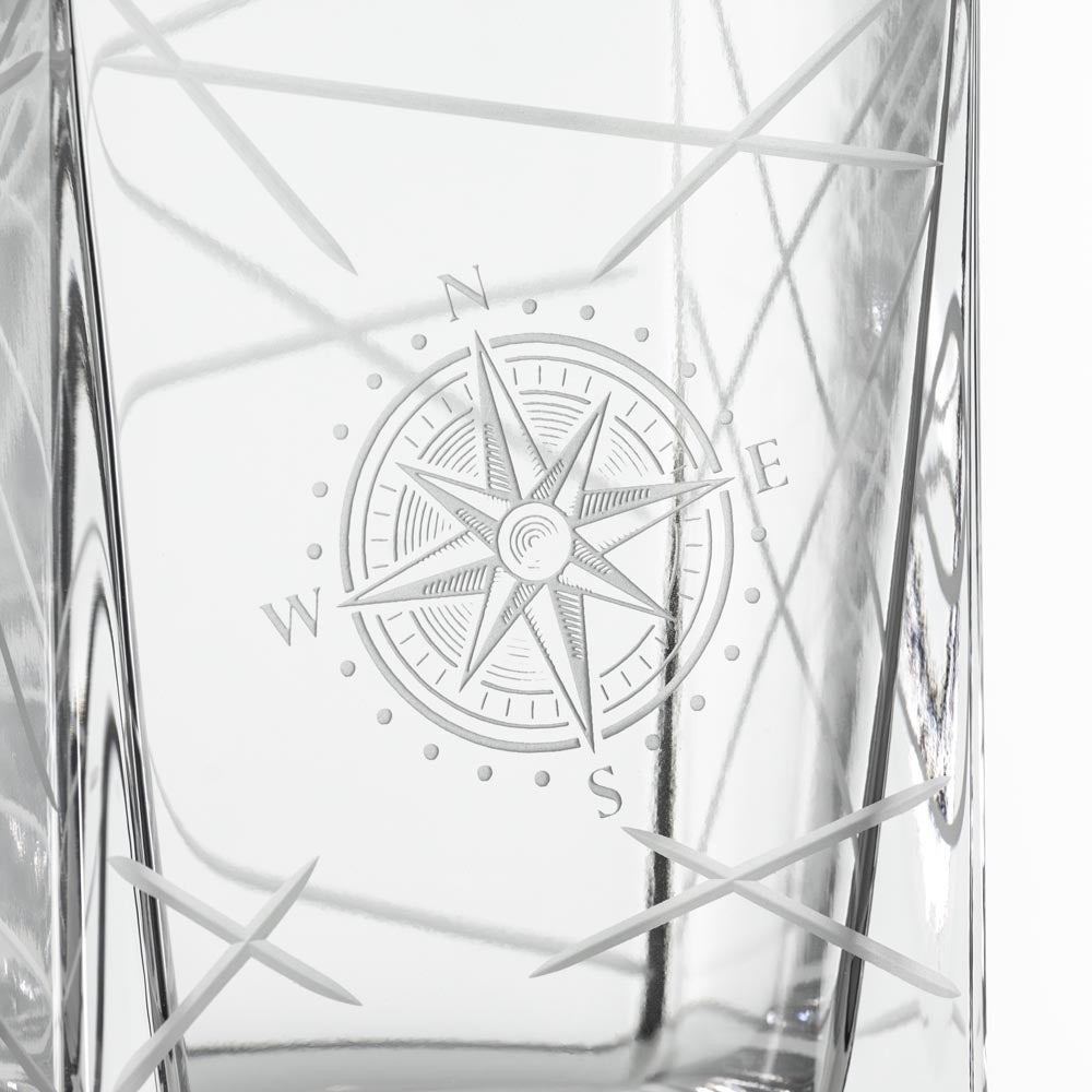 Compass Star Longitude 34oz Whiskey Decanter - Thumbnail 2