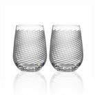 Rolf Glass Cyclone 17oz Stemless Wine Tumbler Glass