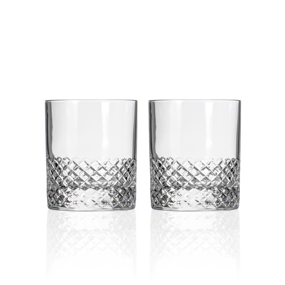 Diamond 11oz On the Rocks Whiskey Glass | Set of 4 - Thumbnail 3