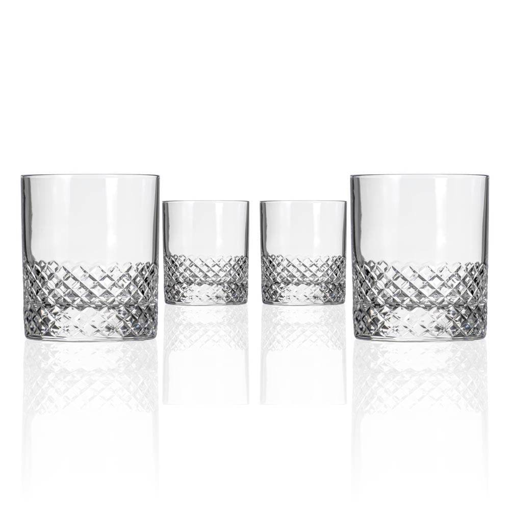 Diamond 11oz On the Rocks Whiskey Glass | Set of 4 - Thumbnail 4