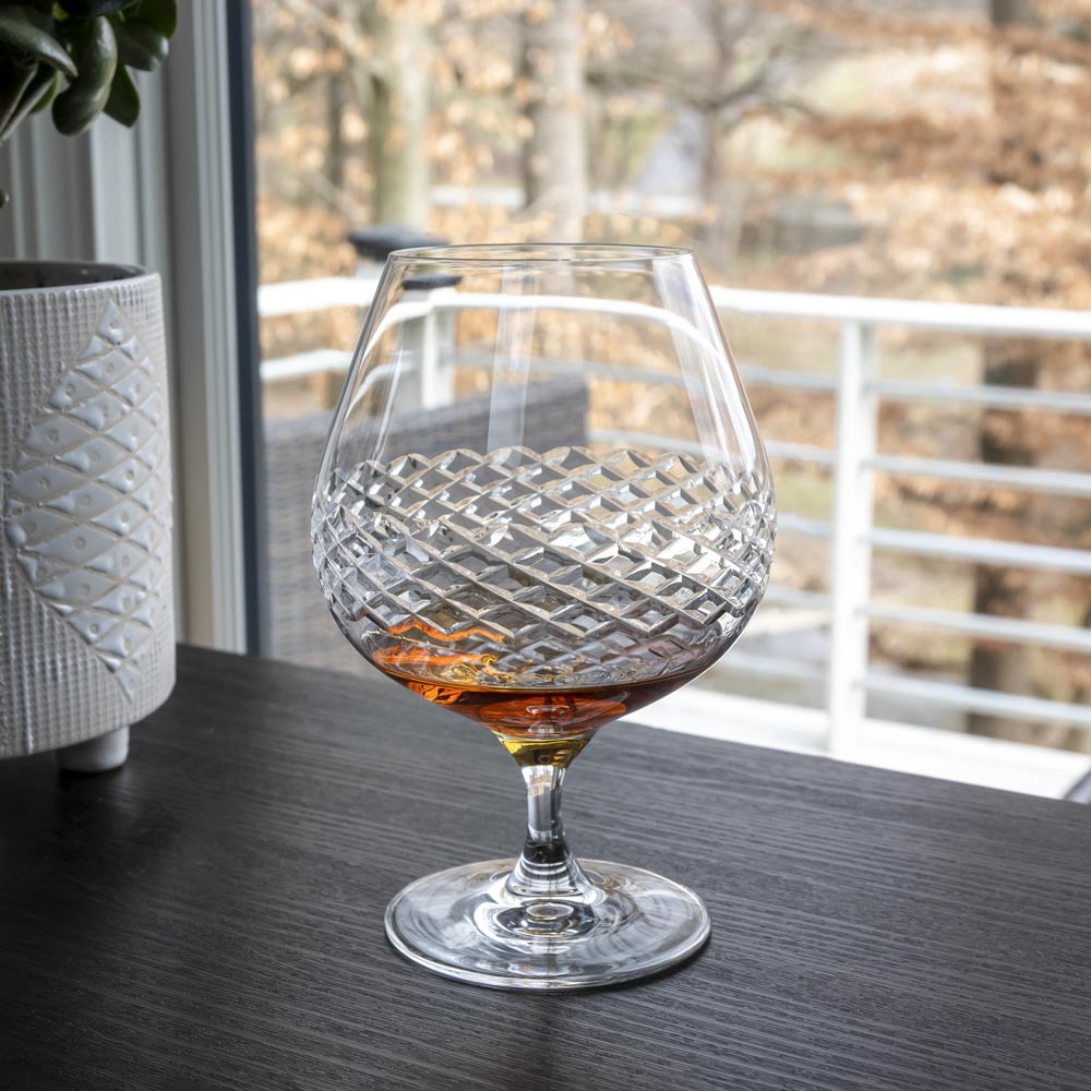 Rolf Glass Diamond 22.5oz Brandy Snifter Glass
