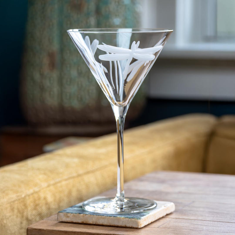 Rolf Glass Dragonfly 10oz Martini Cocktail Glass is ready for a classic cocktail