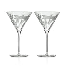 Rolf Glass Dragonfly 10oz Martini Cocktail Glass set of 2