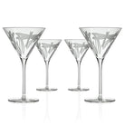 Rolf Glass Dragonfly 10oz Martini Cocktail Glass set of 4