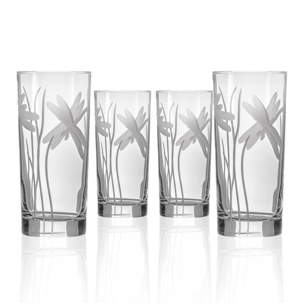 Dragonfly 15oz Cooler Highball Glass | Set of 4