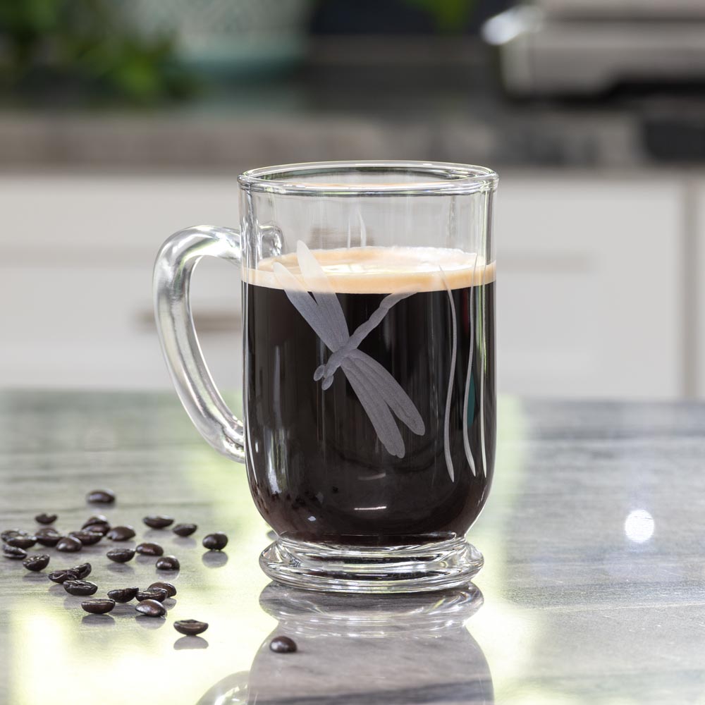 Rolf Glass Dragonfly 16oz Bolero Glass Mug