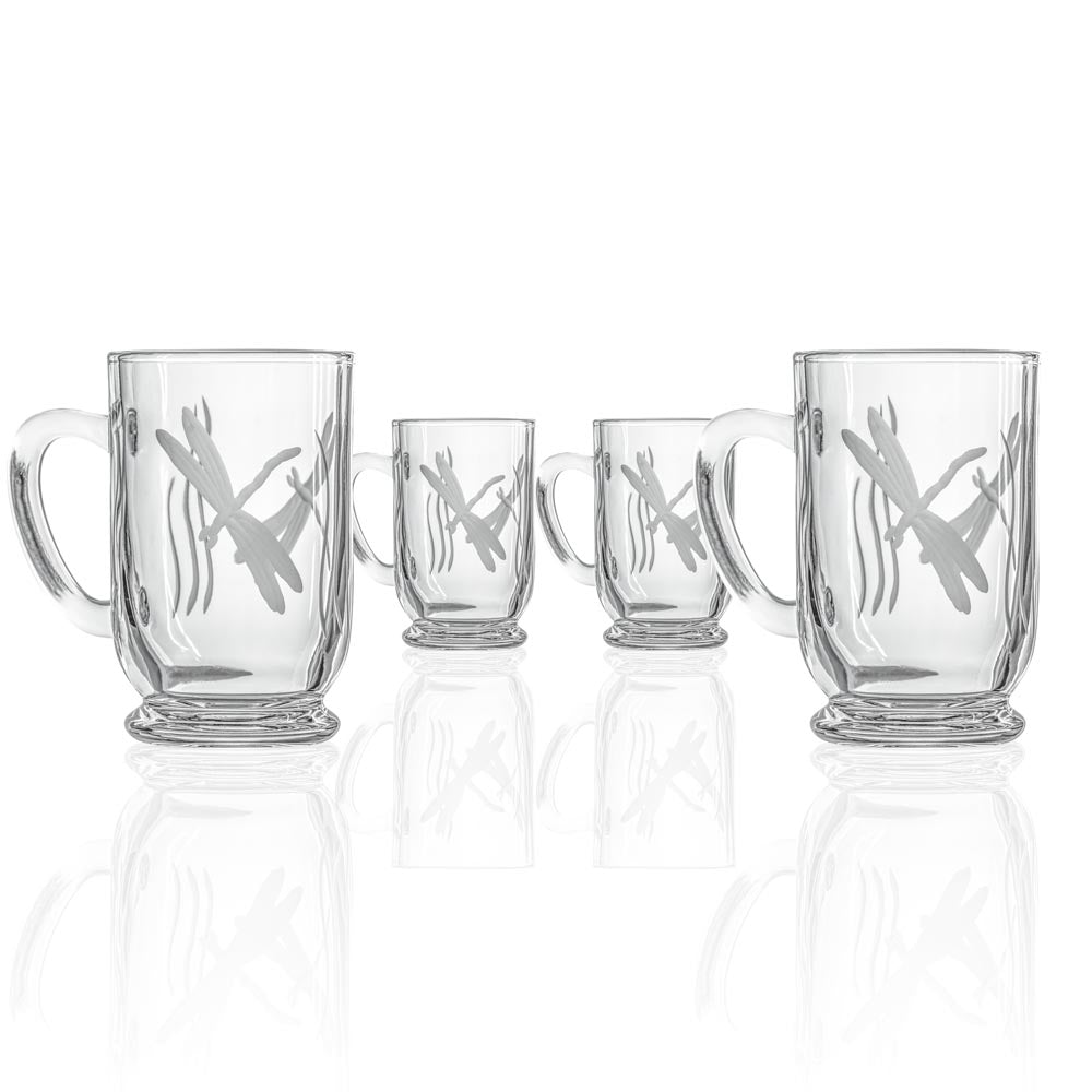 Rolf Glass Dragonfly 16oz Bolero Glass Mug