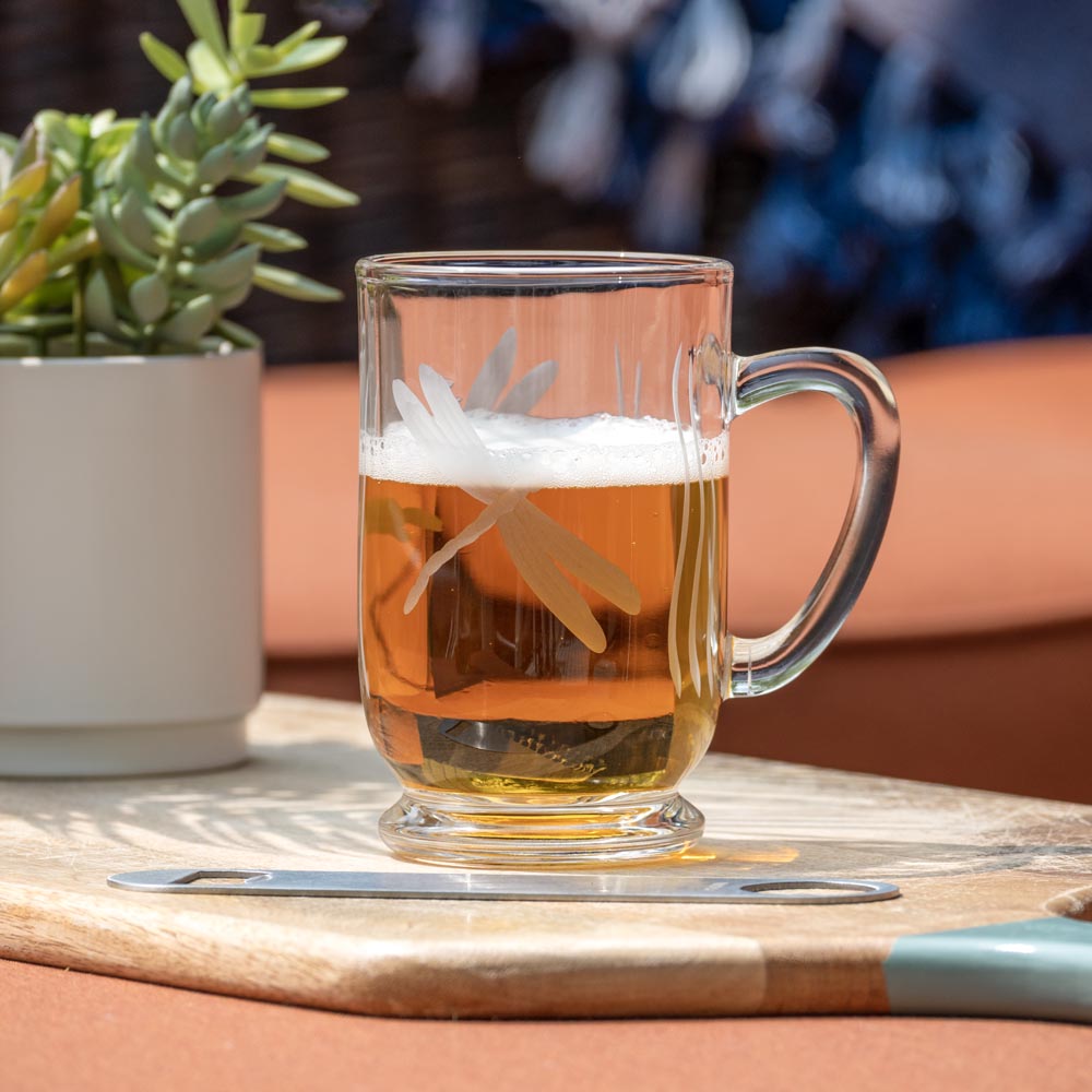 Rolf Glass Dragonfly 16oz Bolero Glass Mug