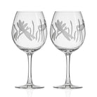 Rolf Glass Dragonfly 18oz Balloon Red Wine Glass