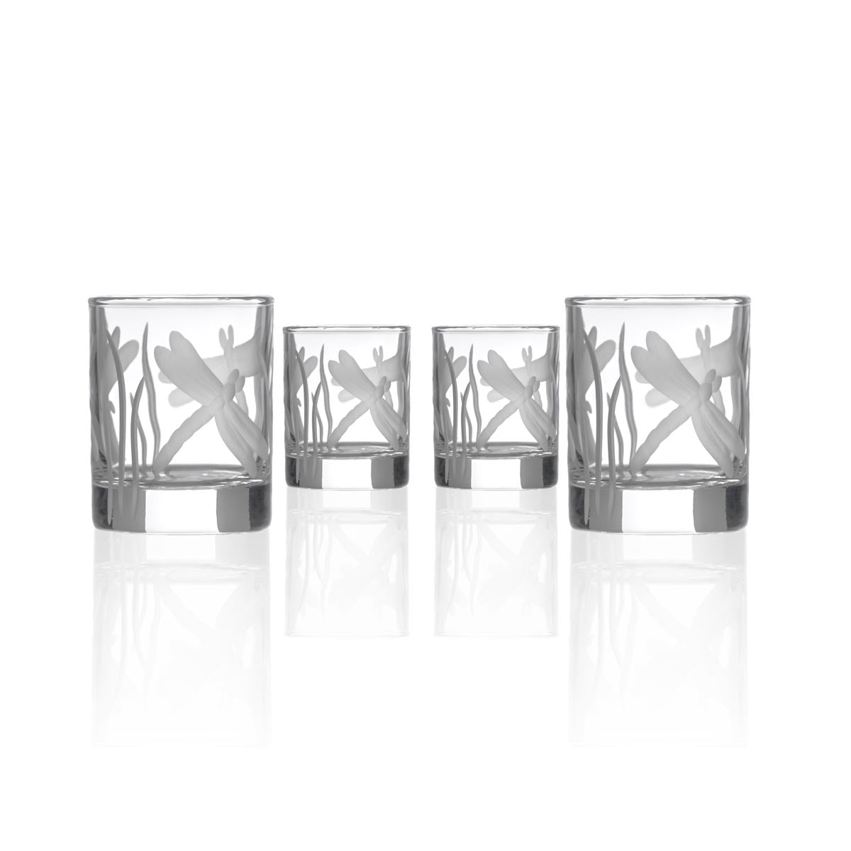 Rolf Glass Dragonfly 2.5inch Candle Votive