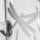 Dragonfly 44oz Martini Glass Pitcher detailed engraving by Rolf Glass