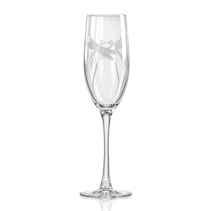 Rolf Glass Dragonfly 8oz Champagne Flute