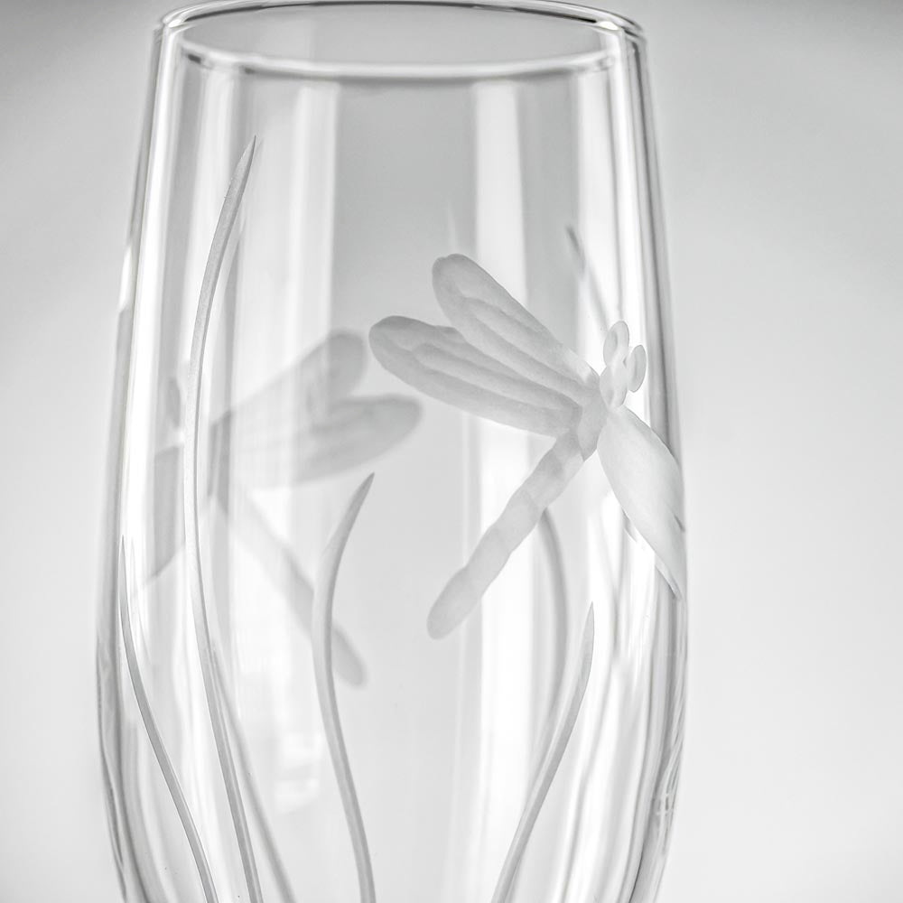  Rolf Glass Dragonfly 8oz Champagne Flute