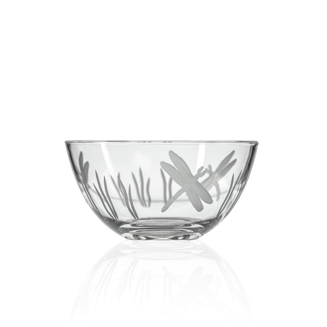 Rolf Glass Dragonfly Small Round Bowl