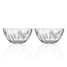 Rolf Glass Dragonfly Small Round Bowl Set of 2