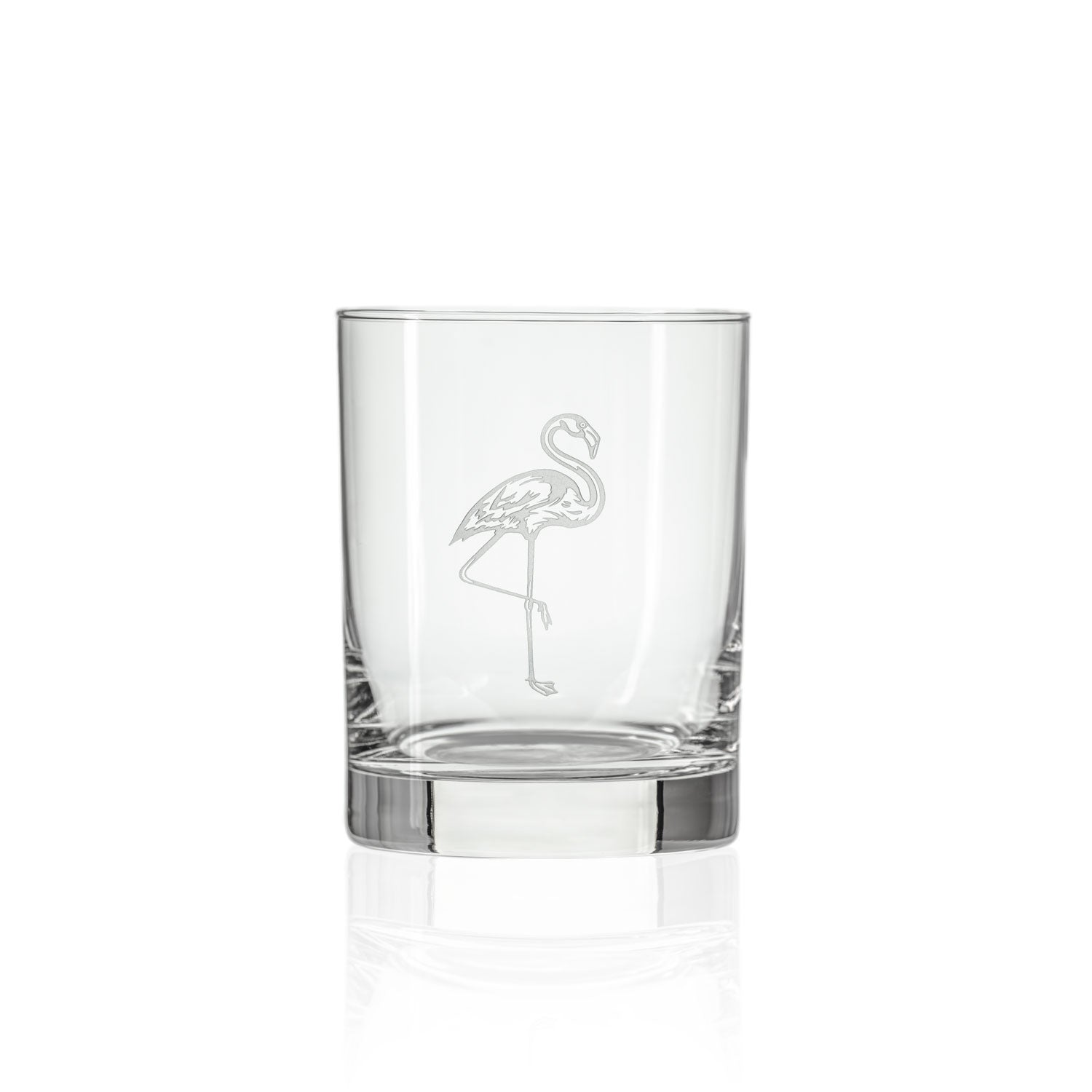 Rolf Glass Flamingo Whiskey Glass - Thumbnail 4