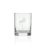 Rolf Glass Flamingo Double Old Fashioned Glass