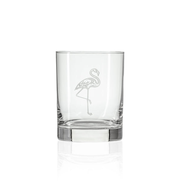 Rolf Glass Flamingo Double Old Fashioned Glass