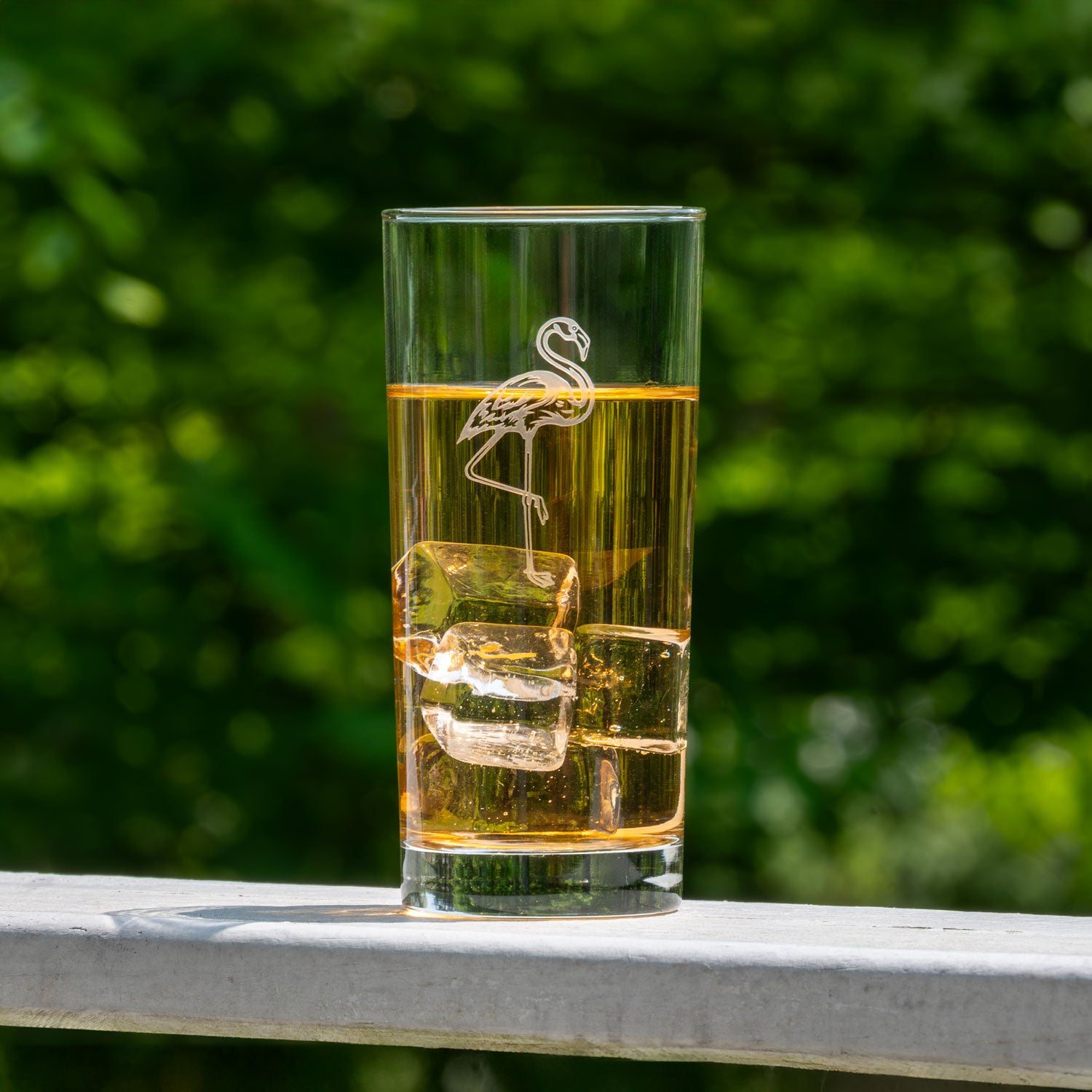 Flamingo 15oz Cooler Highball Cocktail Glass - Thumbnail 4