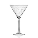 Rolf Glass Fleur De Lis 10oz Martini Cocktail Glass