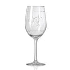 Rolf Glass Fleur de lis 12oz White Wine Glass