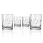 Rolf Glass Fleur De Lis 13oz Double Old Fashioned Whiskey Glass