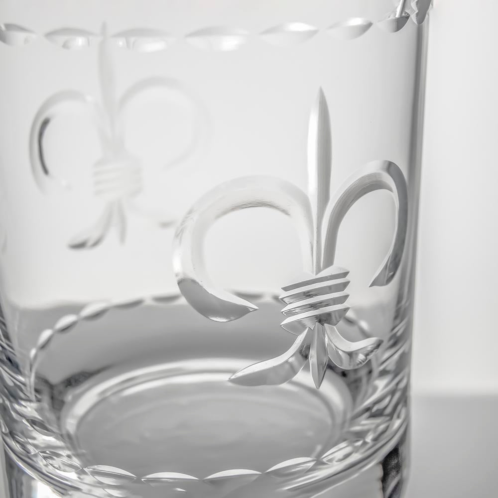 Fleur De Lis 13oz Double Old Fashioned Glass | Set of 2 - Thumbnail 4