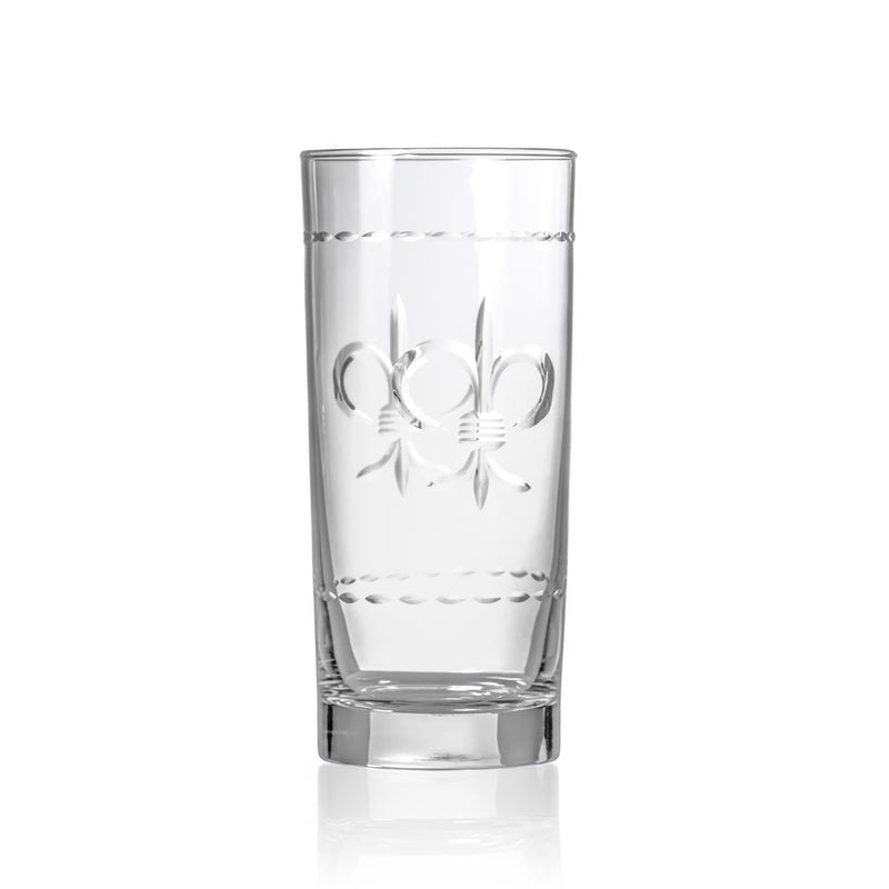 Rolf Glass Fleur De Lis Cooler Highball Cocktail Glass