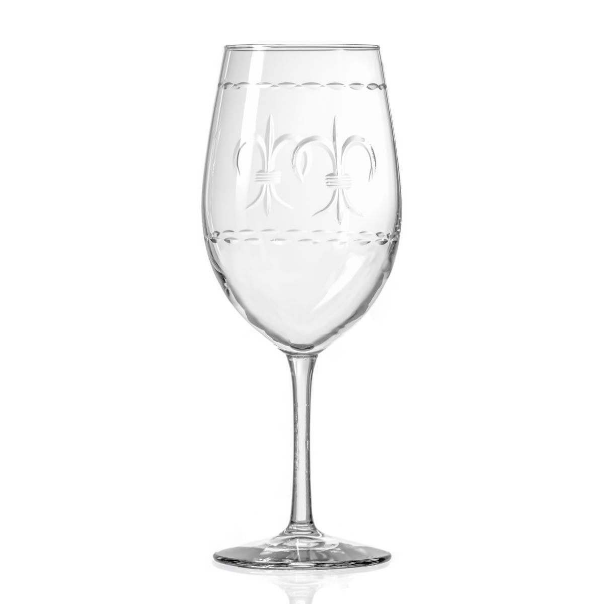 Fleur De Lis 18oz All Purpose Wine Glass | Set of 4