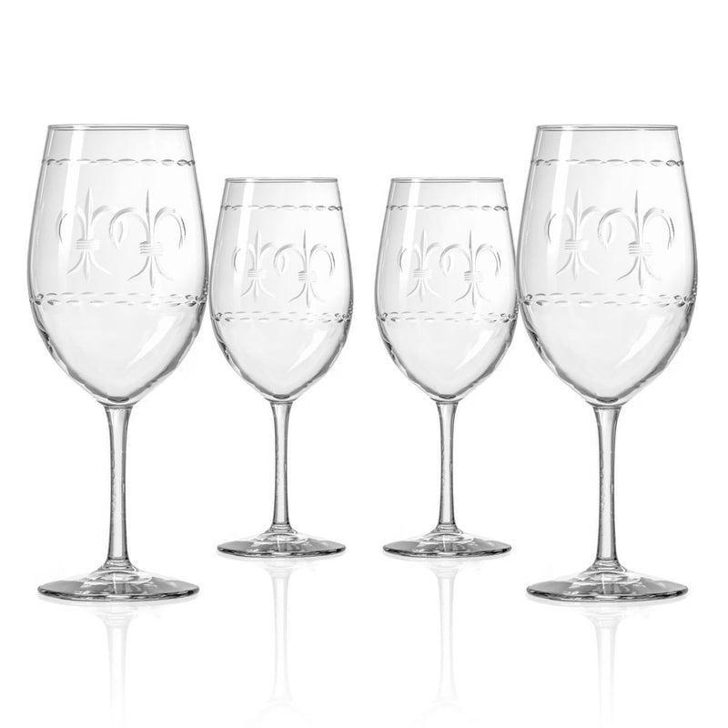 Rolf Glass Fleur De Lis 18oz All Purpose Wine Glass
