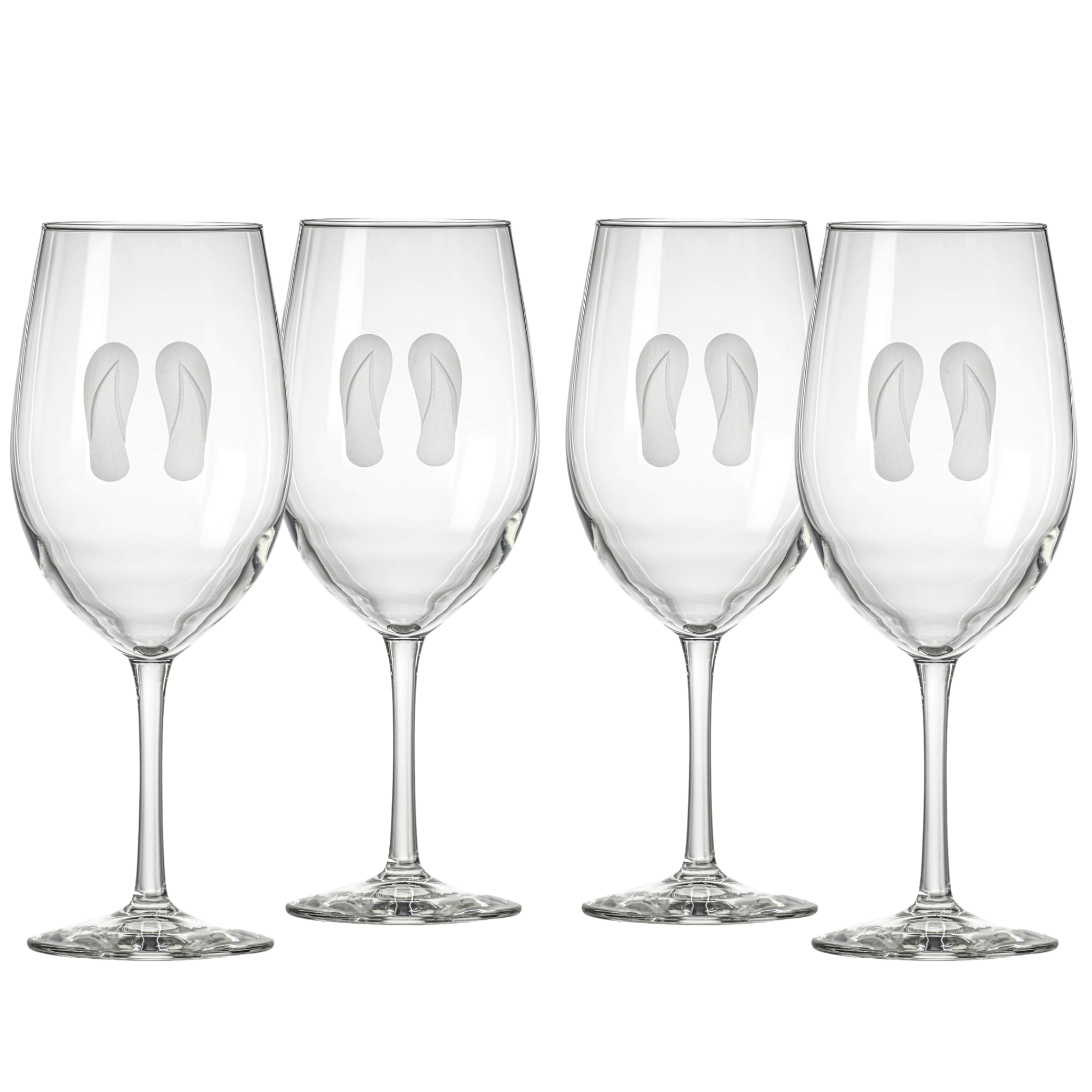 Rolf Glass Flip Flop All Purpose Glass Set of 4