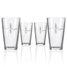 Rolf Glass Fly Fishing 16oz Beer Pint Glass