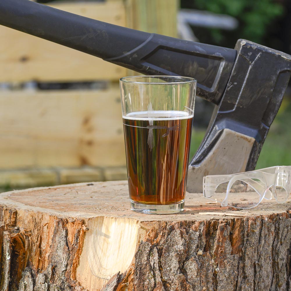 Fly Fishing 16oz Beer Pint Glass | Set of 4 - Thumbnail 5