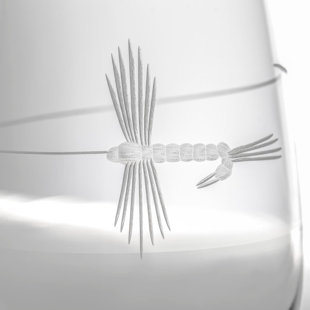 Fly Fishing 18oz All Purpose Wine | Set of 4 - Thumbnail 4