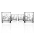 Rolf Glass Flying Heron 11oz On The Rocks Whiskey Glass