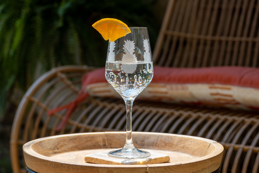 Rolf Glass Fresh Pineapple is a great treat for a hot humid summer