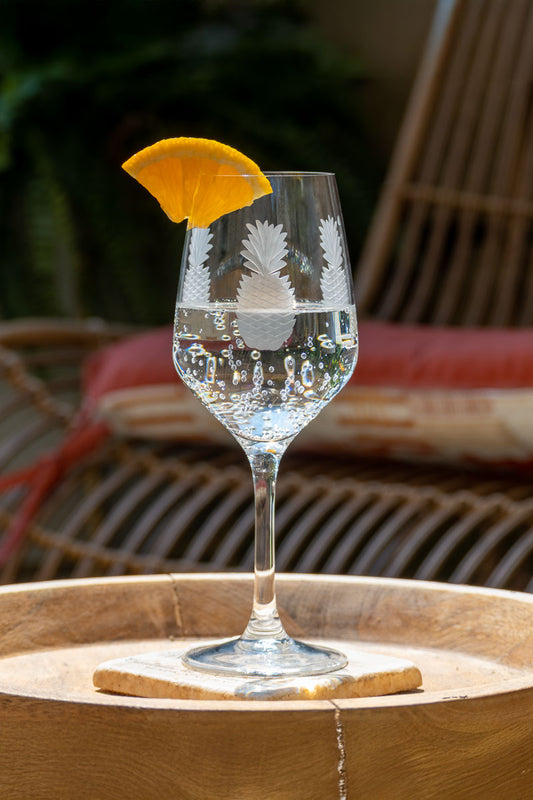 Rolf Glass Fresh Pineapple is a great treat for a hot humid summer
