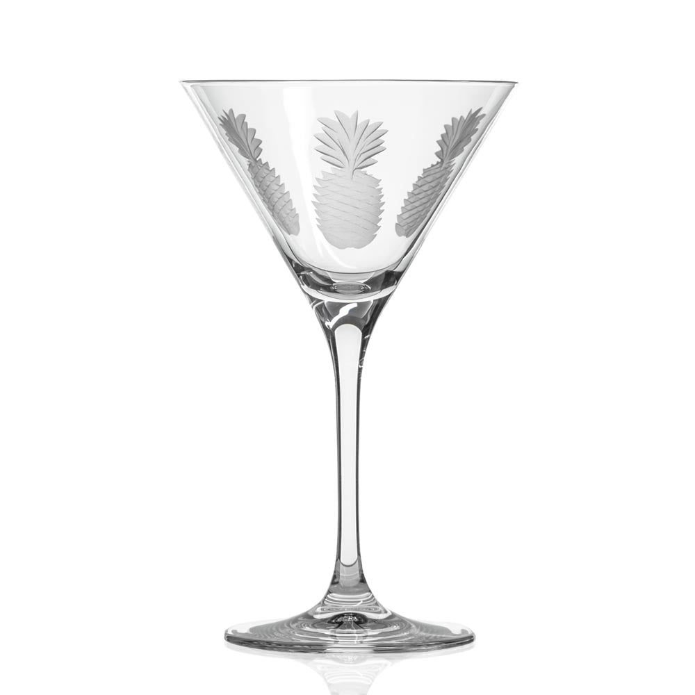 Fresh Pineapple 10oz Martini Cocktail Glass | Set of 2 - Thumbnail 2
