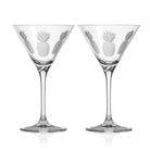 Rolf Glass Fresh Pineapple 10oz Martini Cocktail Glass