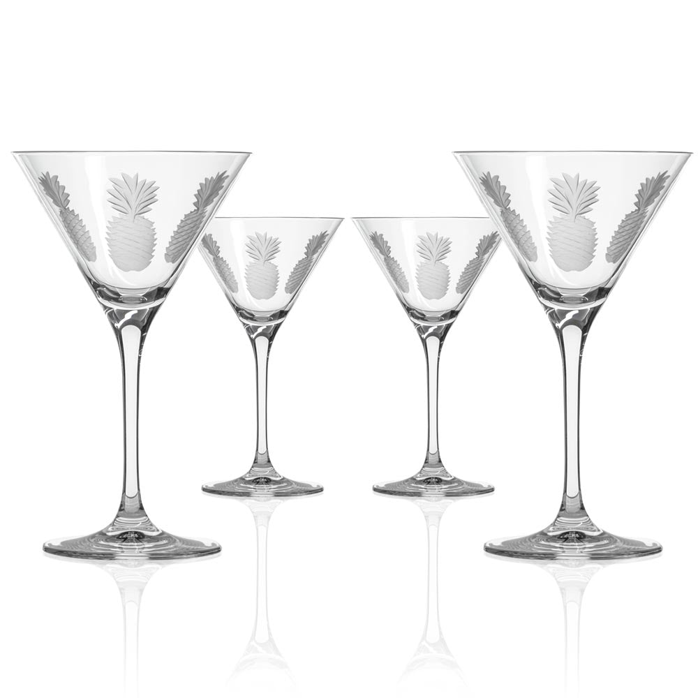 Rolf Glass Fresh Pineapple 10oz Martini Cocktail Glass