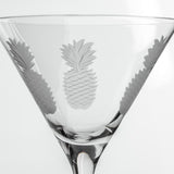 Rolf Glass Fresh Pineapple 10oz Martini Cocktail Glass