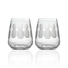 Rolf Glass Fresh Pineapple 15.75oz Stemless Wine Tumbler