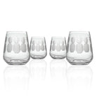Rolf Glass Fresh Pineapple 15.75oz Stemless Wine Tumbler