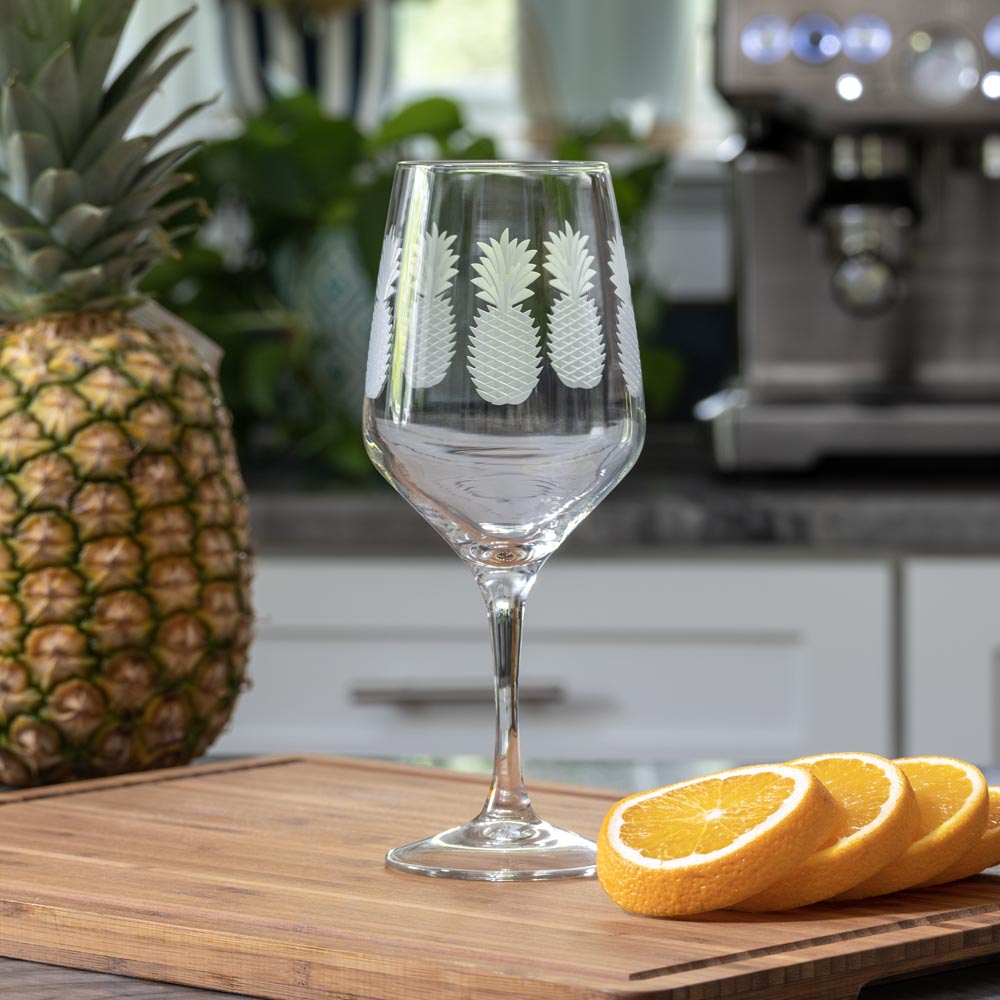 Rolf Glass Fresh Pineapple 19.5oz All Purpose Wine Glass