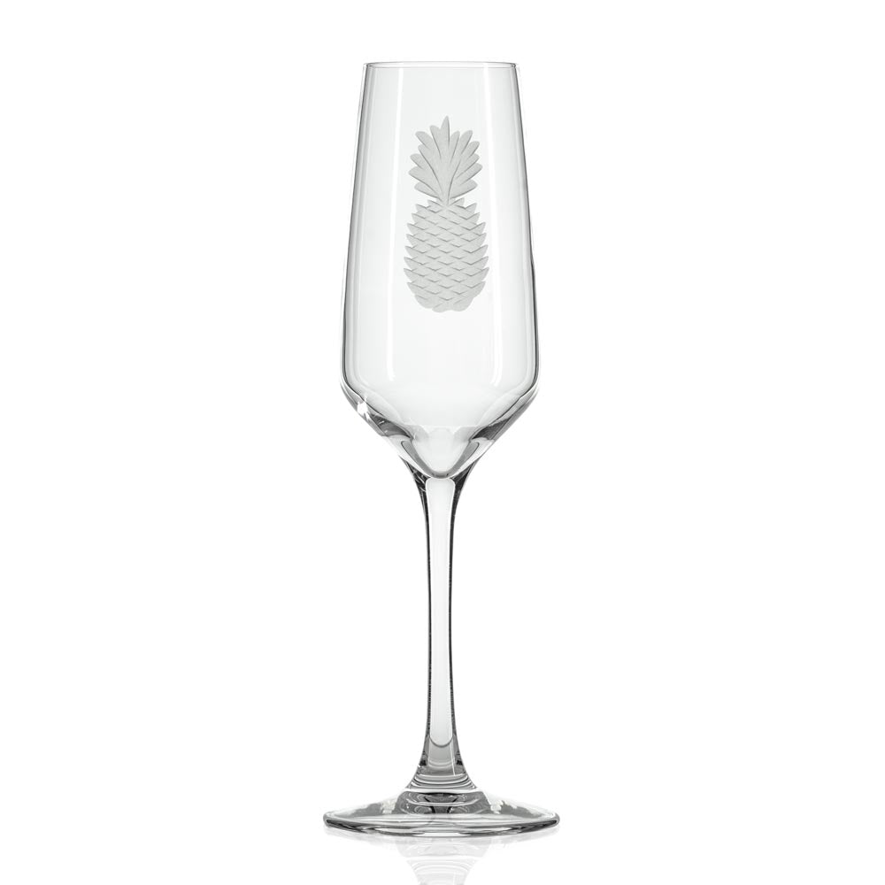 Fresh Pineapple 5.75oz Champagne Flute | Set of 2 - Thumbnail 2