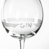 Rolf Glass 18oz Aperol Gin Spritzer Balloon Cocktail Glass detailed engraving