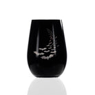 Rolf Glass Going Batty Silver 16.5oz Stemless Wine Tumbler