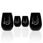 Rolf Glass Going Batty Silver 16.5oz Stemless Wine Tumbler