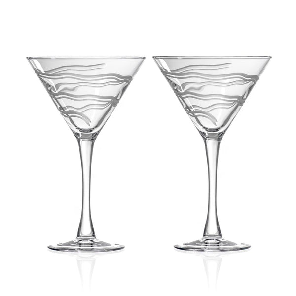 Rolf Glass Good Vibrations 10oz Martini Cocktail Glass